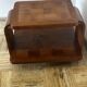 1930s Art Deco side table in marquetry walnut