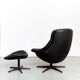 Swivel Lounge Chair by H.W. Klein for Bramin