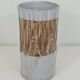 Large ceramic cylinder vase by Les Argonautes