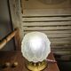 Vintage Art Deco table lamp with its artichoke globe.