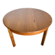 Scandinavian extendable table in teak