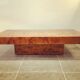 Table basse en loupe d’orme, 1970