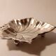Sterling Silver Vine Leaf Footed Dish Topazio Portugal