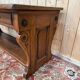 Console-table de milieu Néo-Renaissance – Travail lyonnais – Noyer massif