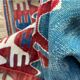 Hand-woven Turkish vintage kilim 166x116 cm