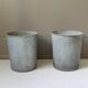 Bassine vintage en zinc