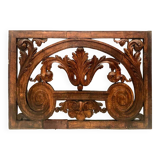 Decorative panel in carved oak wood 19th century