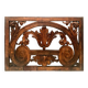 Decorative panel in carved oak wood 19th century