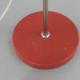 Red Table Lamp with Adjustable Height, Czechoslovakia, 1960s