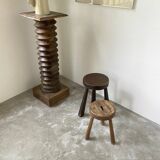 Oak tripod stool 1950