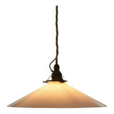Opaline glass suspension – vintage DeVOL