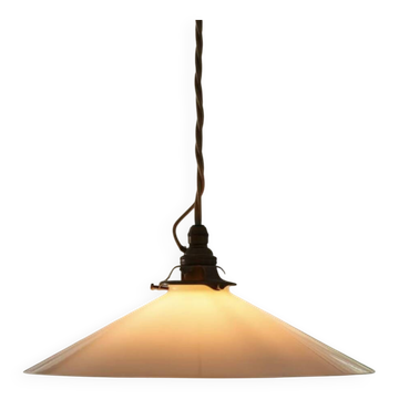 Opaline glass suspension – vintage DeVOL
