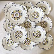 Amandinoise St Amand Art Deco Dessert Service
