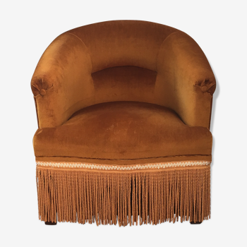 Toad velvet armchair