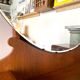 7-drawer wooden dressing table with beveled mirror 1950s