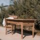 Table de ferme rénovée