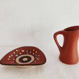 West Germany vintage cup and mini pitcher