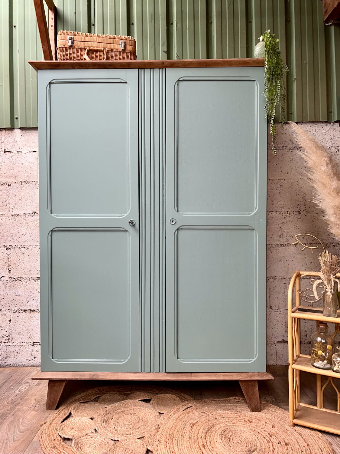 Vintage wardrobe restyled