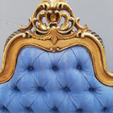 Bed frame gilded wood rocaille style