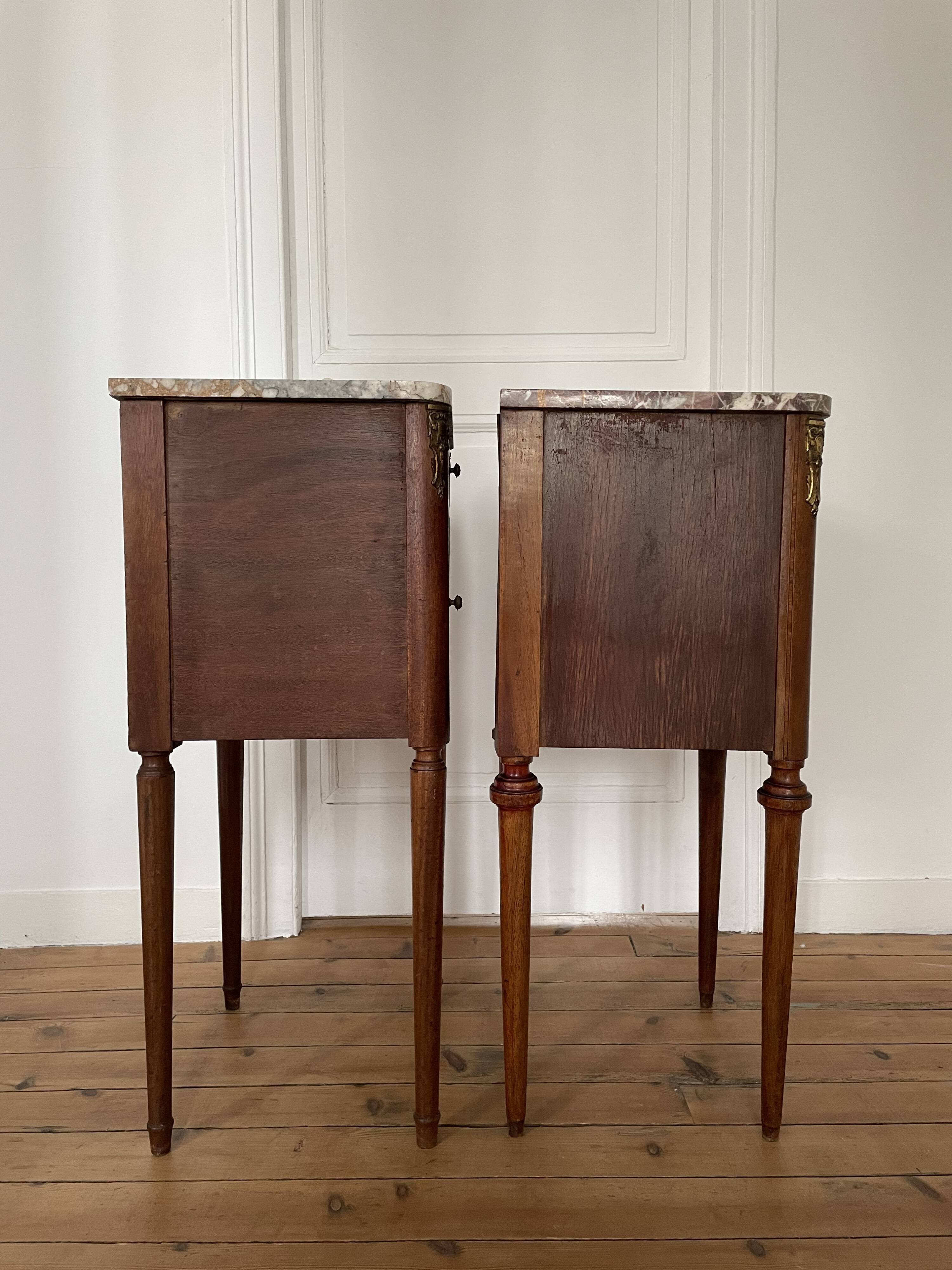 Paire de chevets 1900