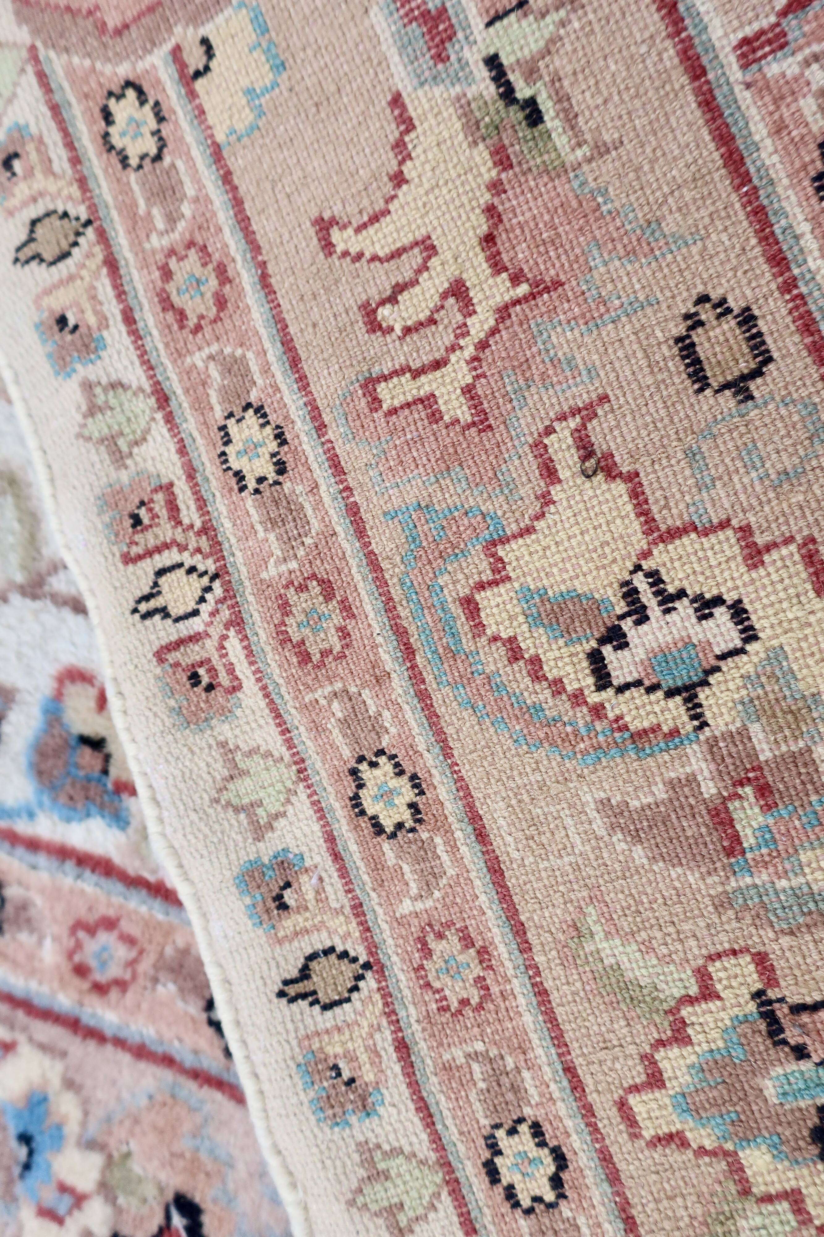 Punjab rug, India, 20th century, wool and silk, 245 x 160 cm