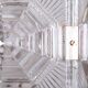 Mid-Century Chandelier in Chrome and Glass from Kamenický Šenov, Czech, 1960s