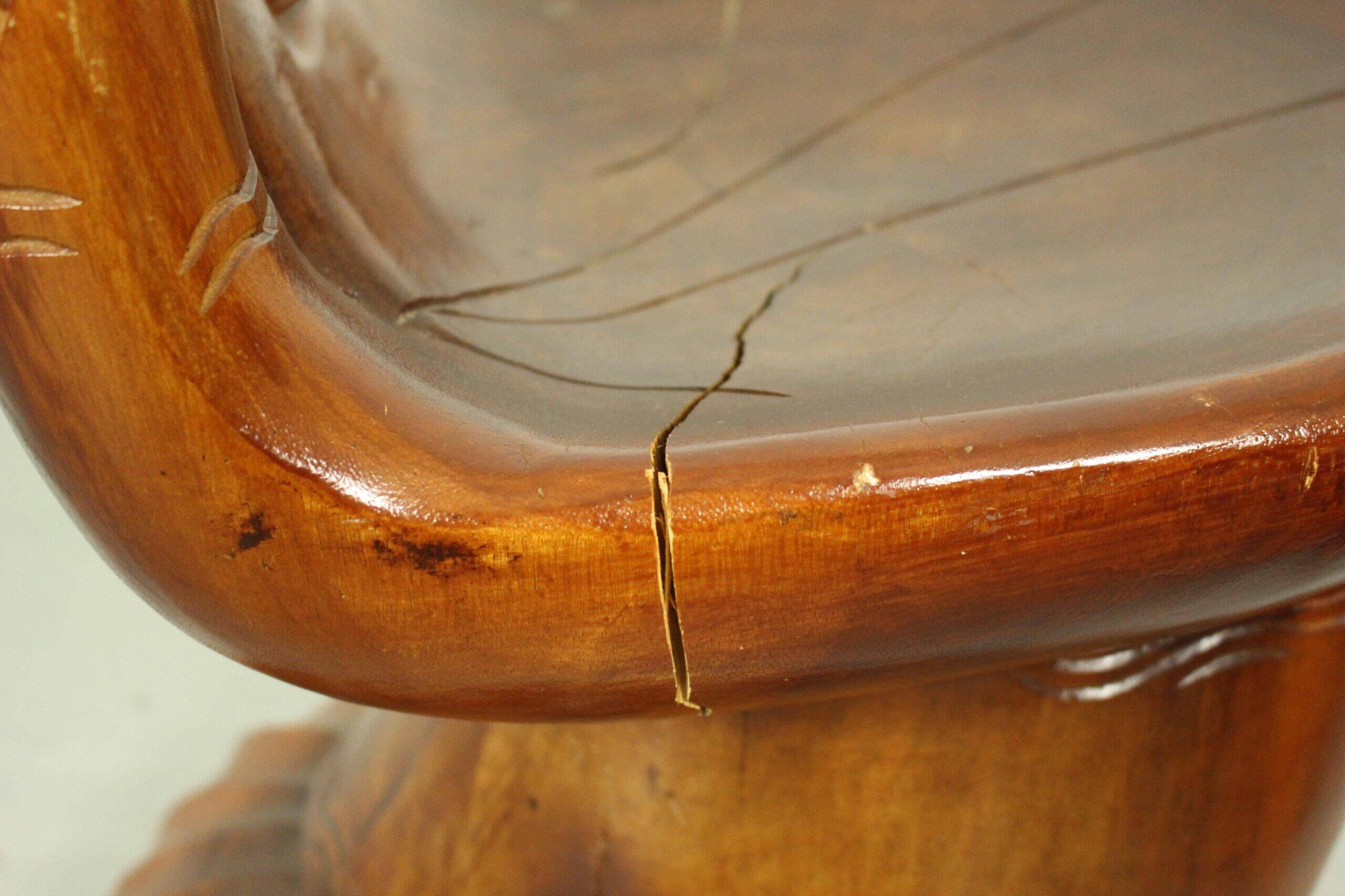 Chaise-main, siège sculptural surréaliste (style années 1970)