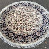 Handmade round wool Persian rug 185cm