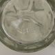 Lot of 6 transparent glass beer mugs 0.5 L