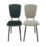 Pair of chairs reupholstered