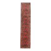 Tapis en laine, coureurs d'escalier, tapis d'artisanat rouge fait main, tapis oriental.