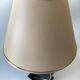Pair of table lamps, the dolphin, black cream and gold 1970