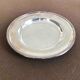 Art Deco silver metal presentation plate