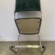 Pair of chrome blue chairs  70