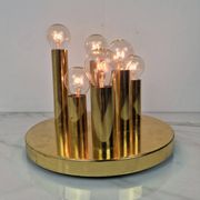 6 Light Flush-Mount Attributed to Gaetano Scioliari for Boulanger, Italy