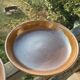 Organic earthenware deep plates from Gré du Marais, France.