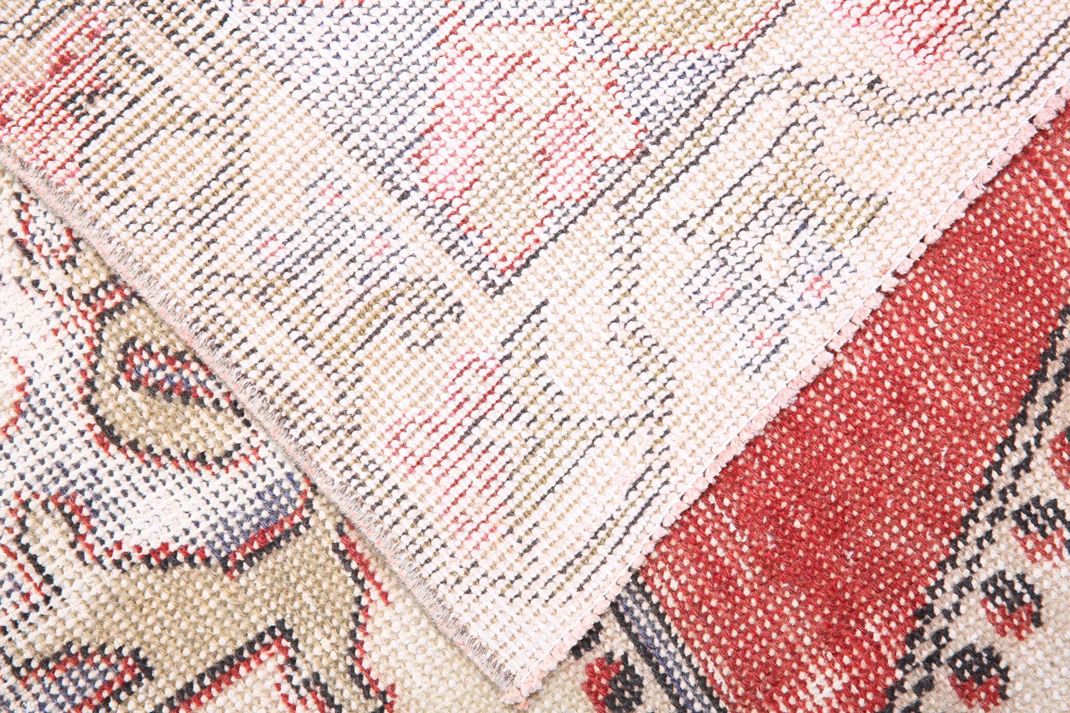 4x7 madallion faded oushak rug, 220x132cm