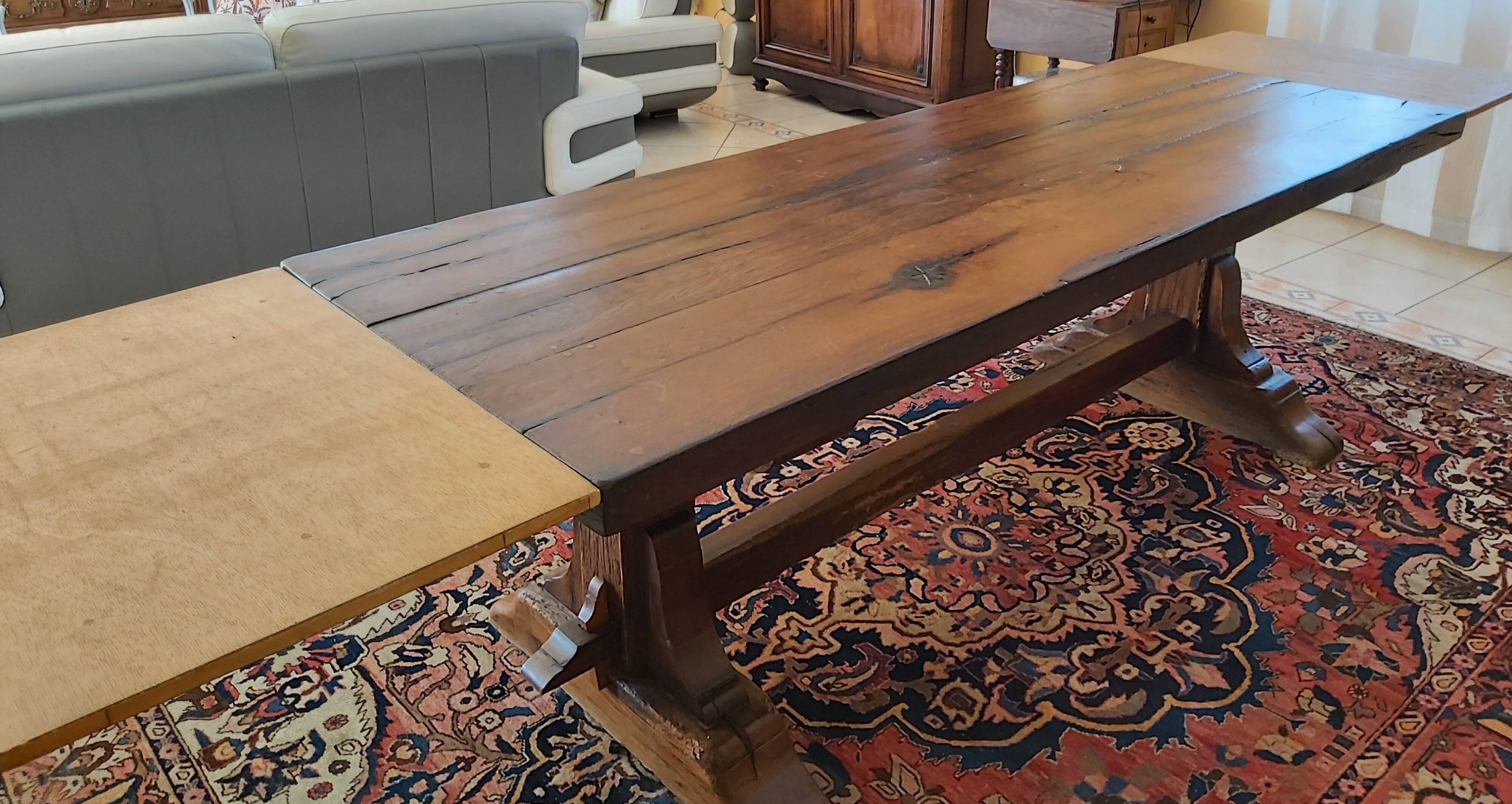 Monastery table with extensions