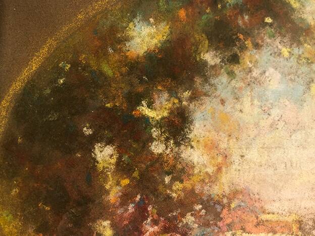 Georges Stelly-Desmoulins (1882-1959), signed pastel, small format