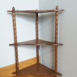 Hanging corner wall shelf