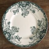 5 plates St Amand fruit pattern