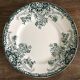 5 plates St Amand fruit pattern