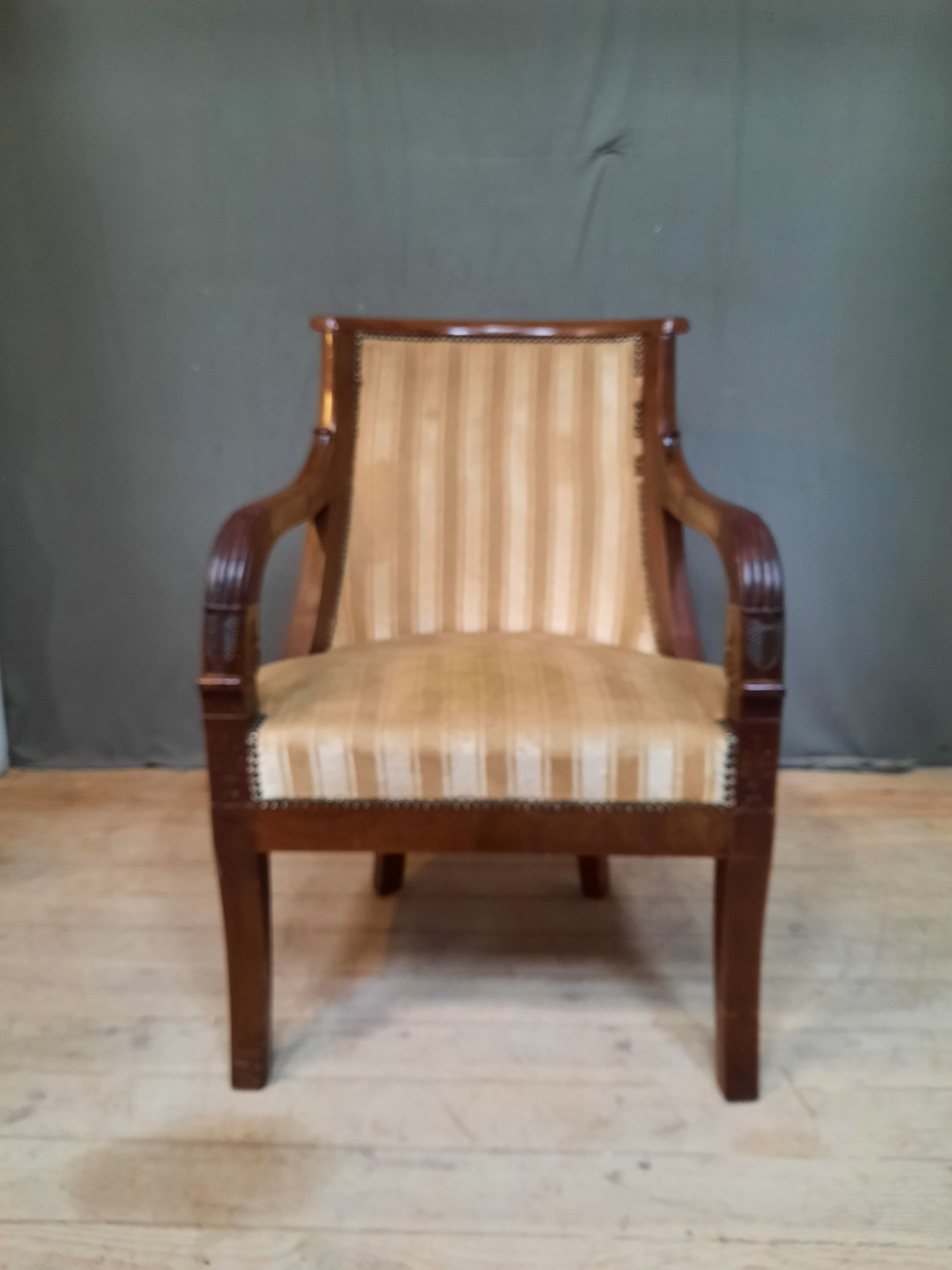 Fauteuil gondole empire