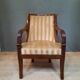Fauteuil gondole empire