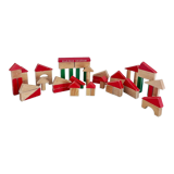 Vintage wooden construction toy