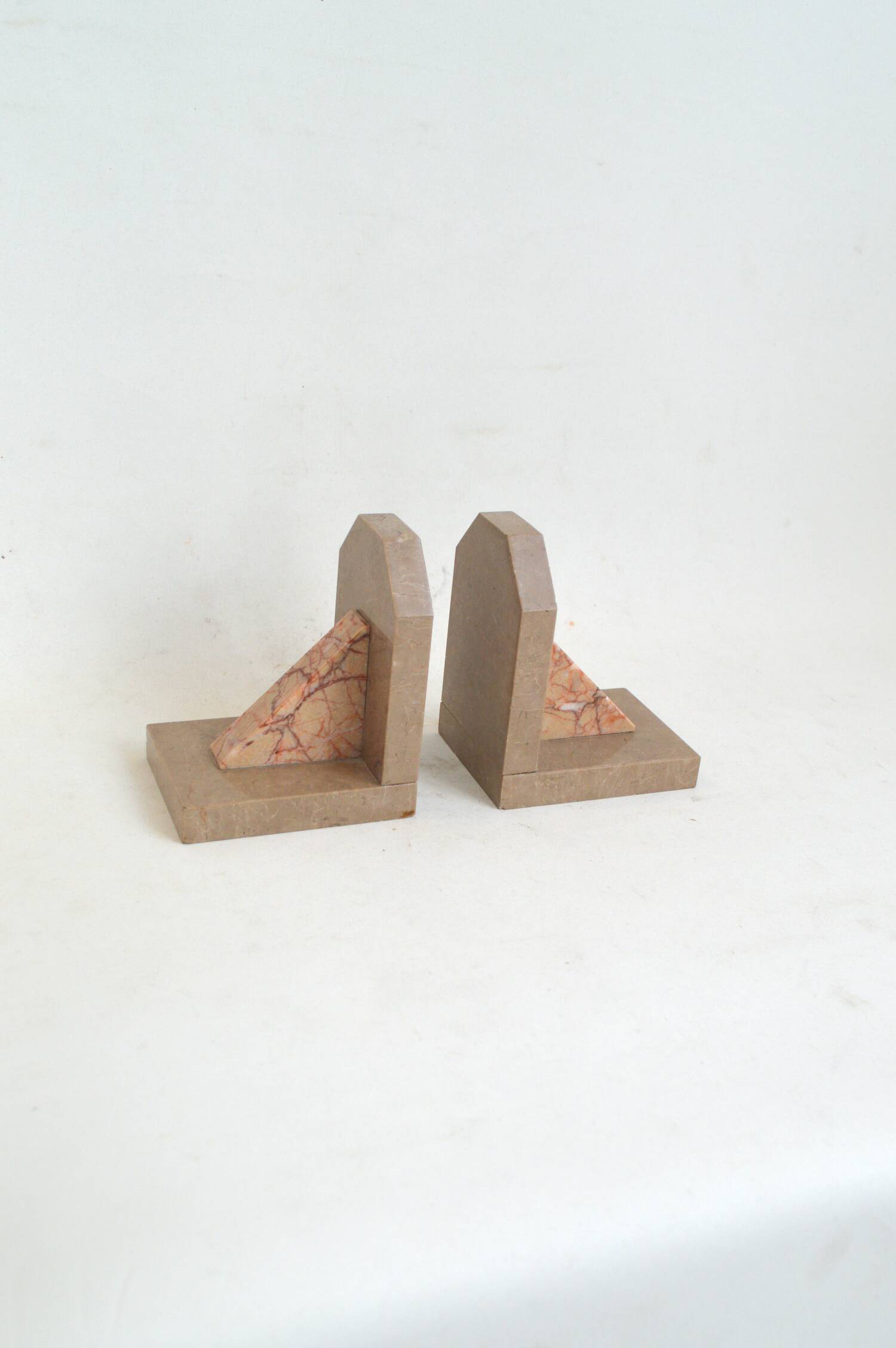 Marble bookends