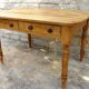 Table en bois 2 tiroirs