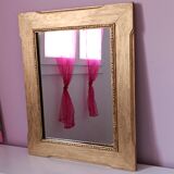 Art Deco rectangular gold mirror