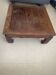 Ancient Chinese kang table – solid elm, horse hoof legs