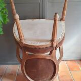 Fauteuil Baroque suédine